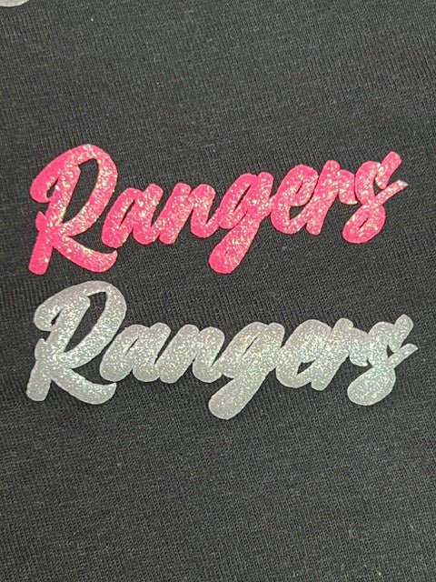 Ranger Mascot Glitter Puff Transfer **PRE - ORDER** - My Vinyl Craft
