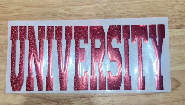 Rangers Glitter Puff Transfer **PRE - ORDER** - My Vinyl Craft