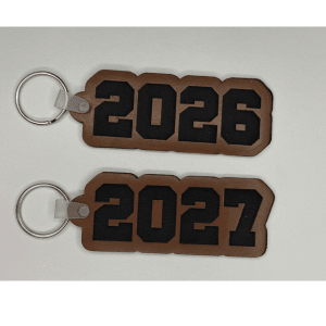 Rawhide Leather Keychain - My Vinyl Craft