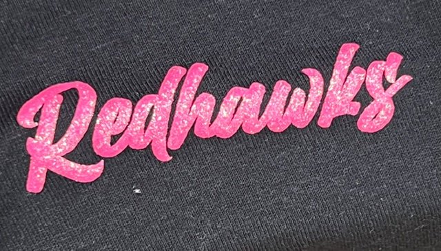 Redhawks Mascots Glitter Puff Transfer **PRE - ORDER** - My Vinyl Craft