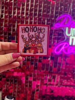 Reindeer Iron On Patch - My Vinyl Craft