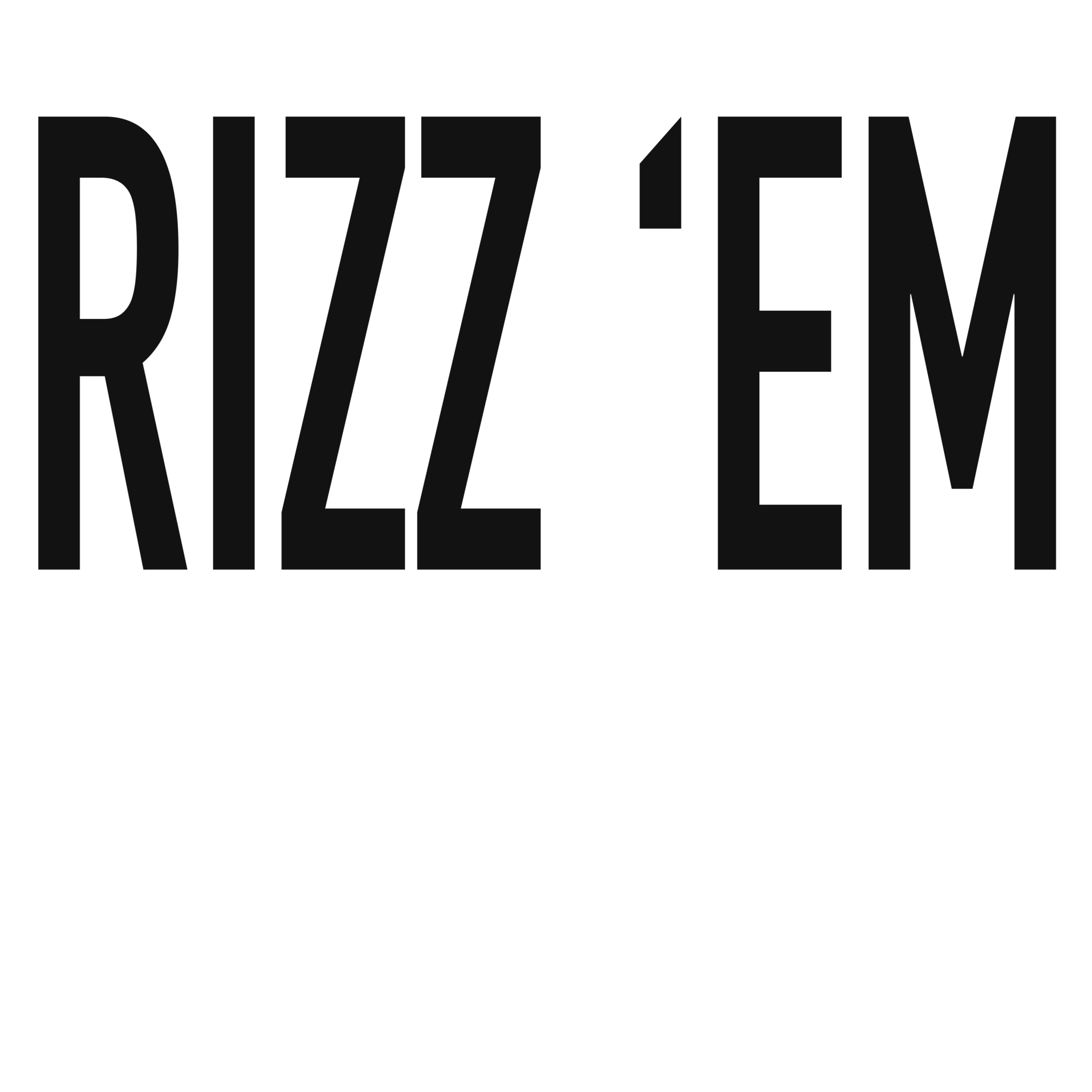 Rizz' Em Hat DTF Transfer - My Vinyl Craft