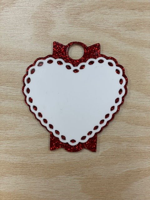 Ruffle Heart Cup Topper - My Vinyl Craft