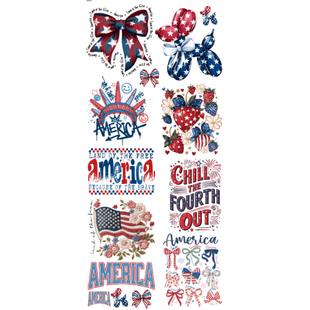 Sassy America Pre - Made Gangsheeet - My Vinyl Craft