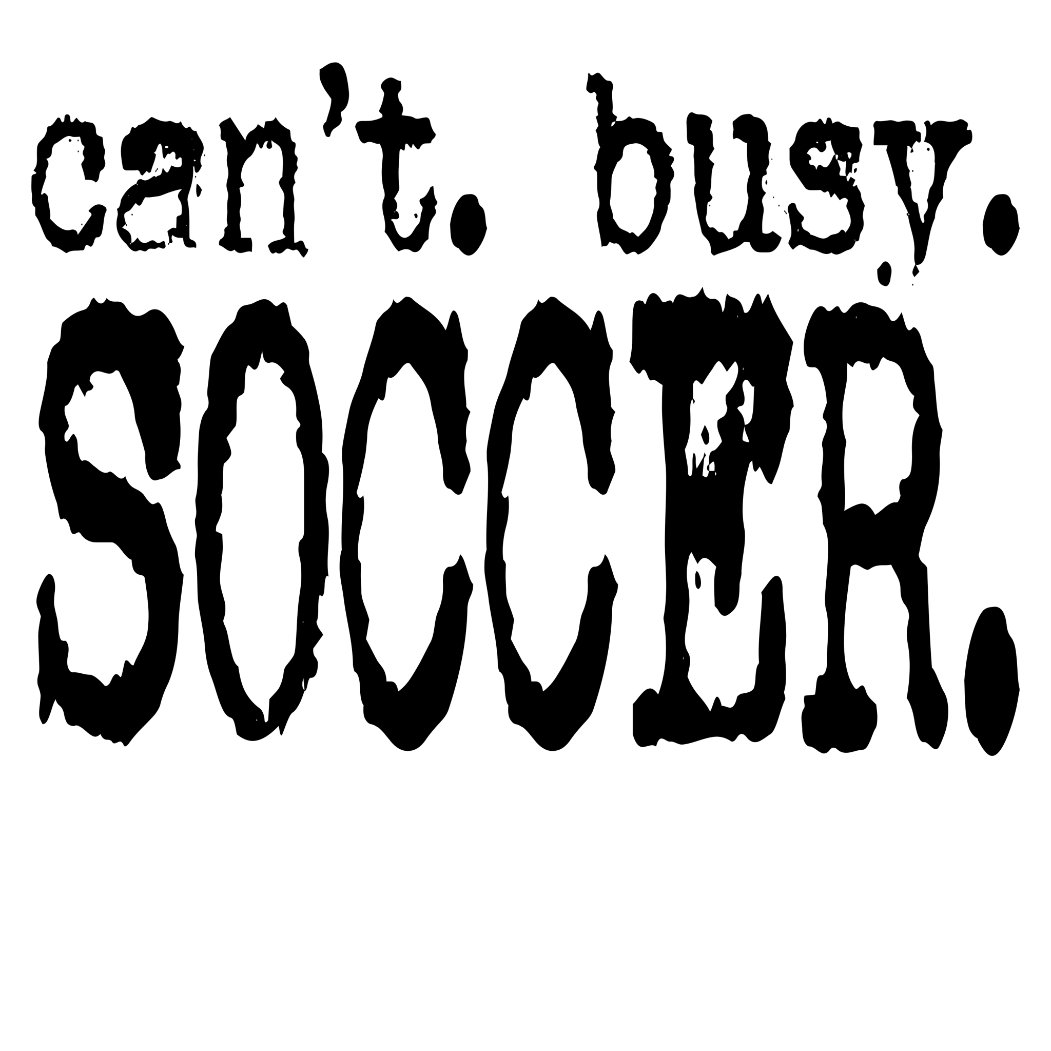 SC3 - Can't Soccer DTF Transfer - My Vinyl Craft