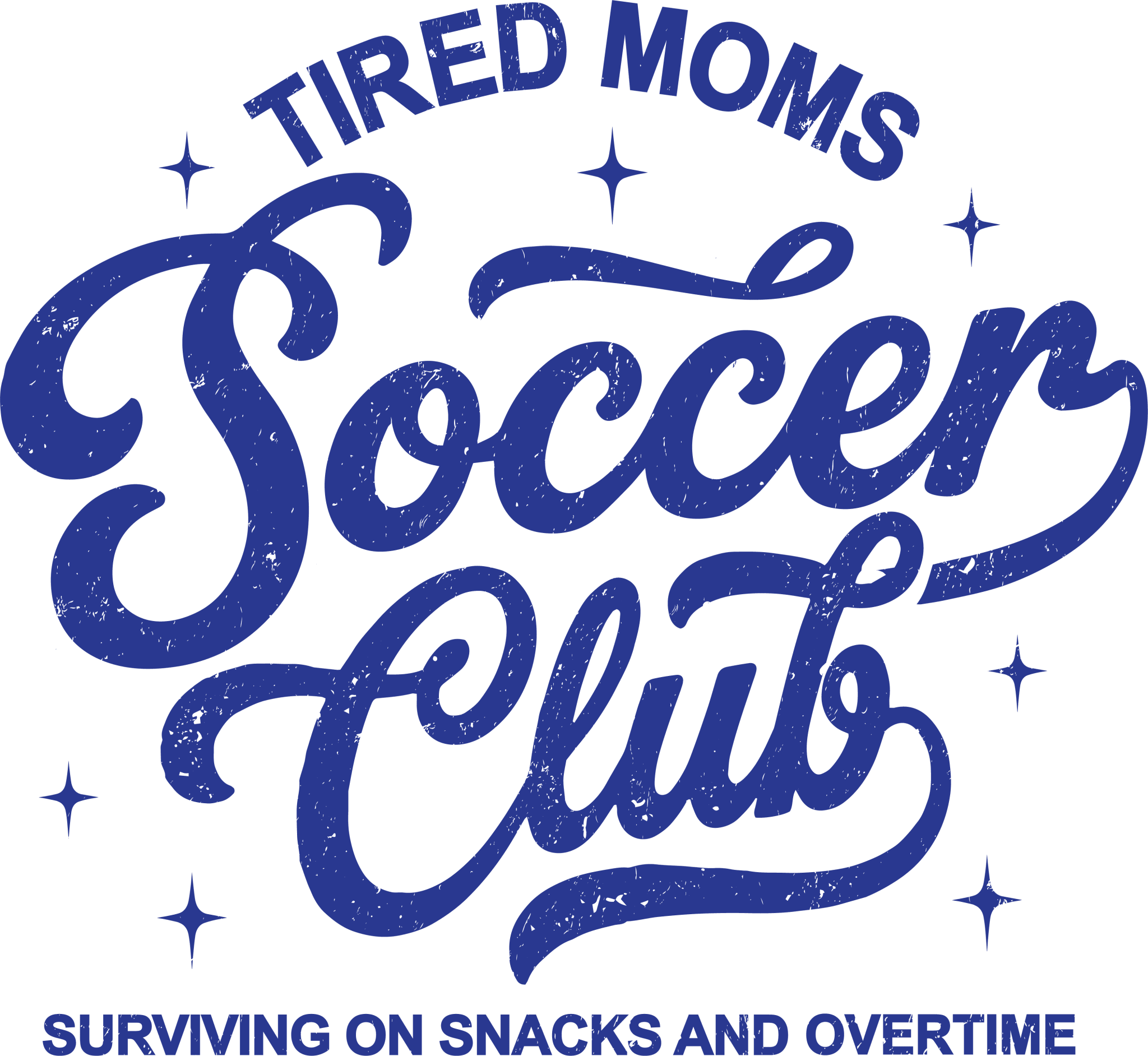 SC4 - Tired Soccer Mom Club DTF Transfer - My Vinyl Craft