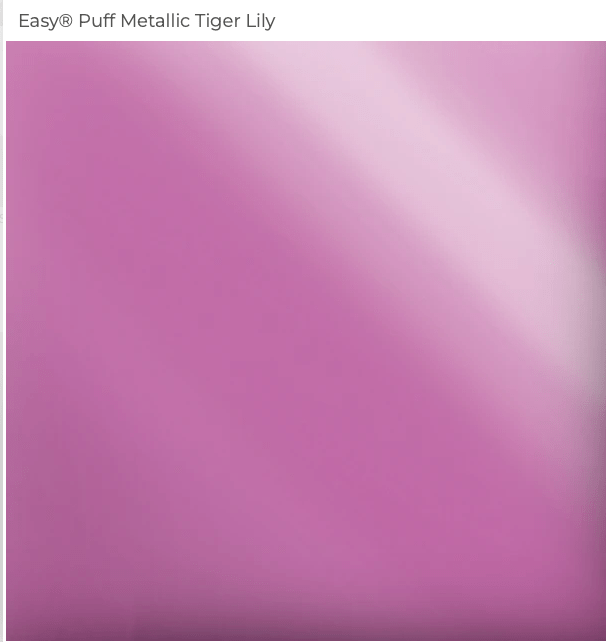 Siser Easy Puff Heat Transfer Vinyl - My Vinyl Craft