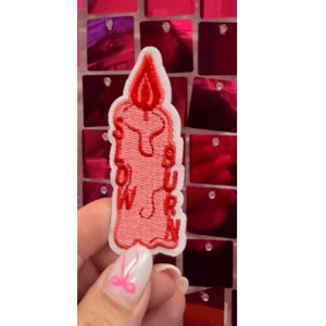 Slow Burn Iron On Patch - My Vinyl Craft