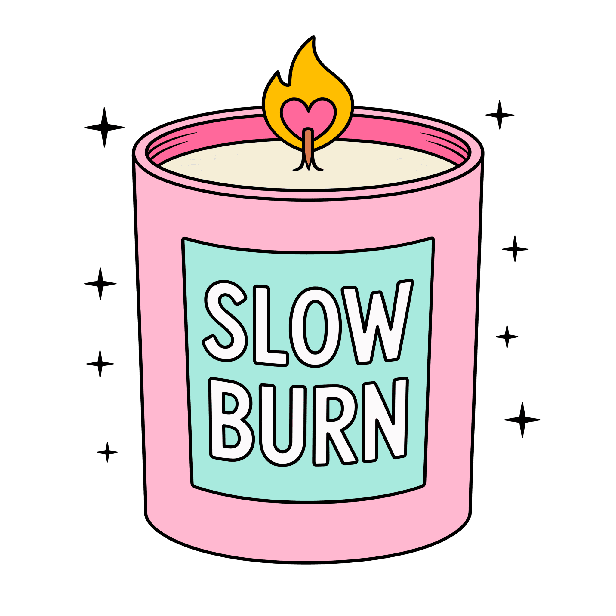 Slow Burn Small UV DTF - My Vinyl Craft