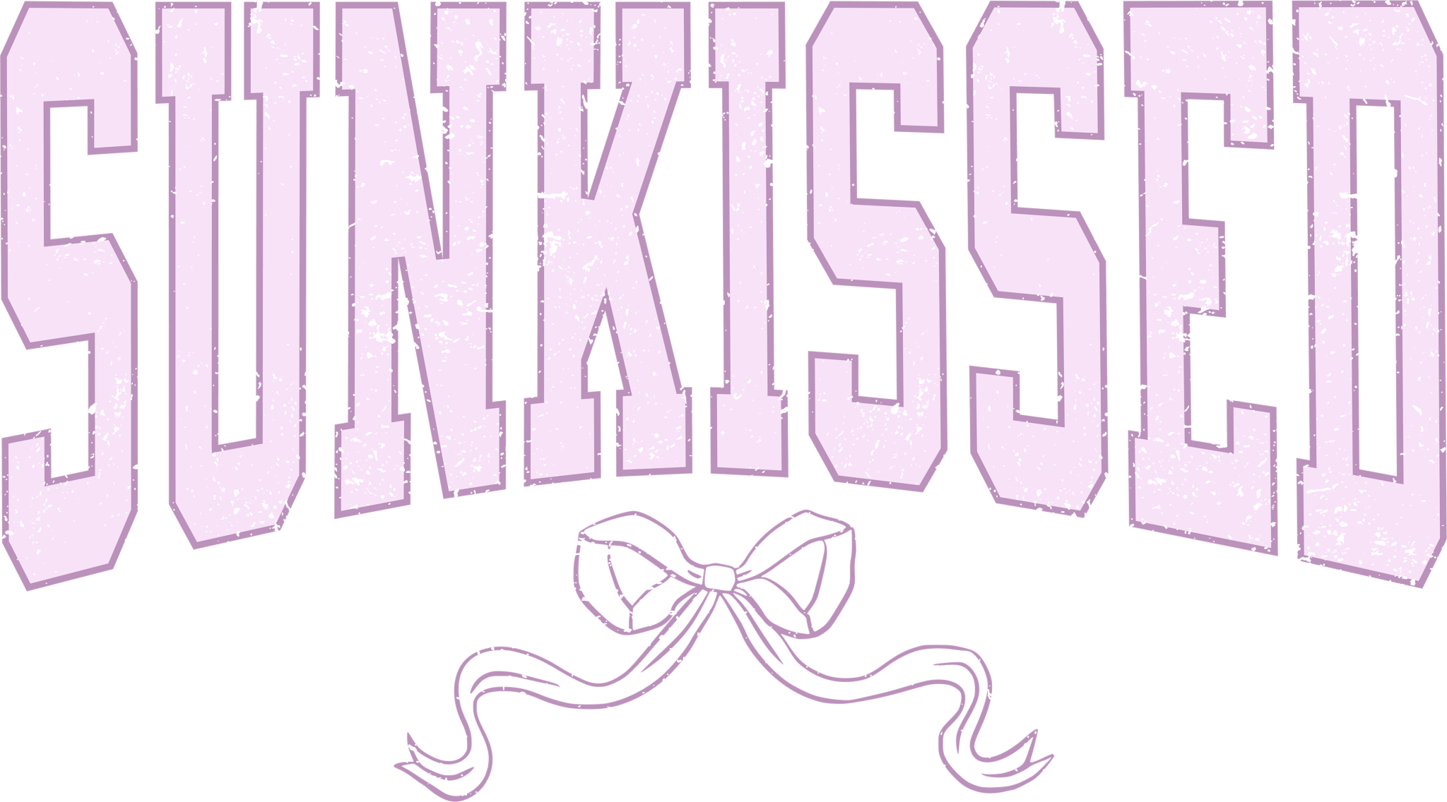 SM7 - Sunkissed Bow Purple DTF Transfer - My Vinyl Craft