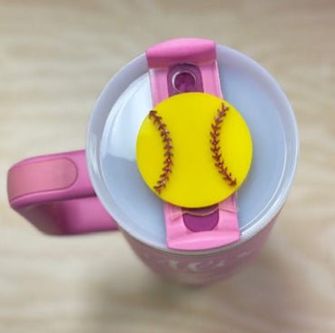 Softball Cup Topper - My Vinyl Craft