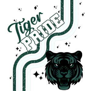 SP54 - Squiggle Tiger DTF Transfer - My Vinyl Craft