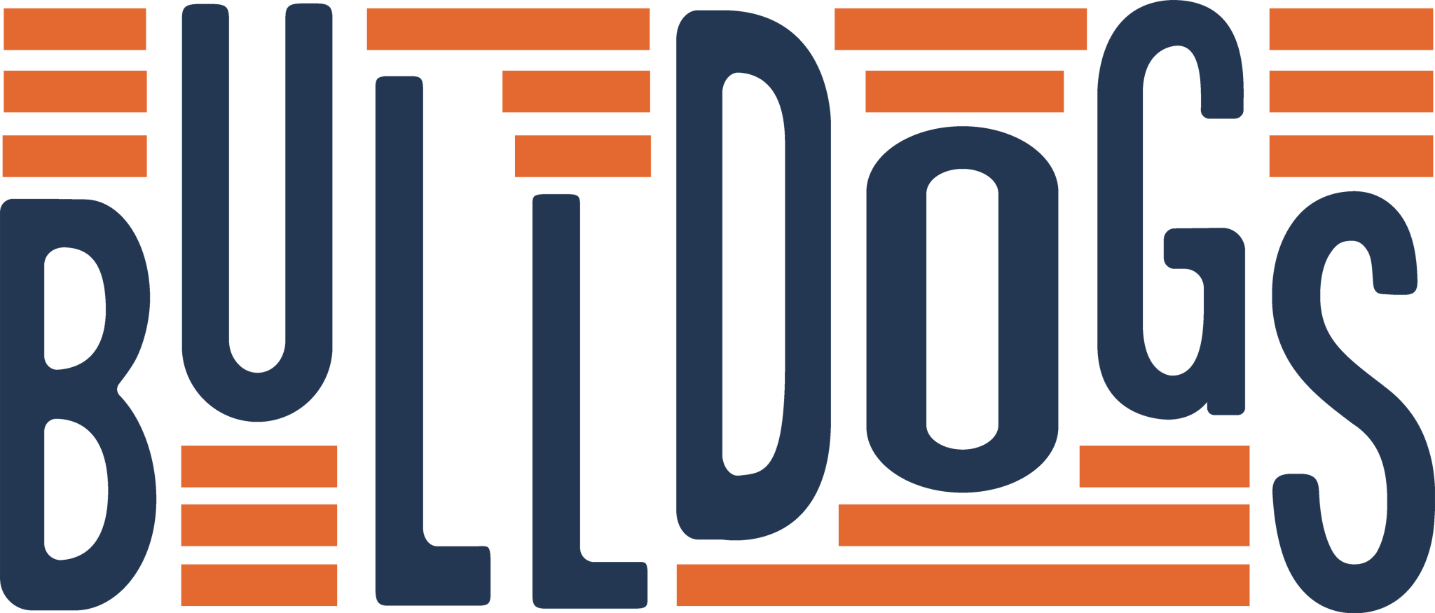 SP69 - Bulldogs Lines DTF Transfer - My Vinyl Craft