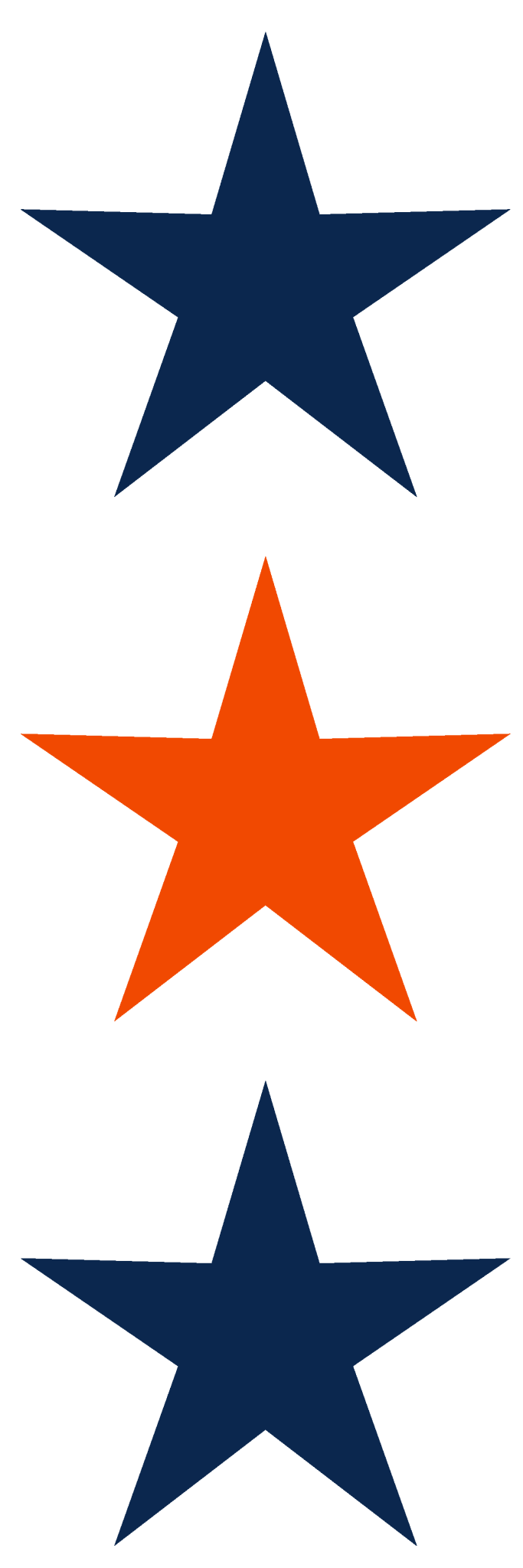 SP93 - Sleeve Stars Set DTF Transfer - My Vinyl Craft