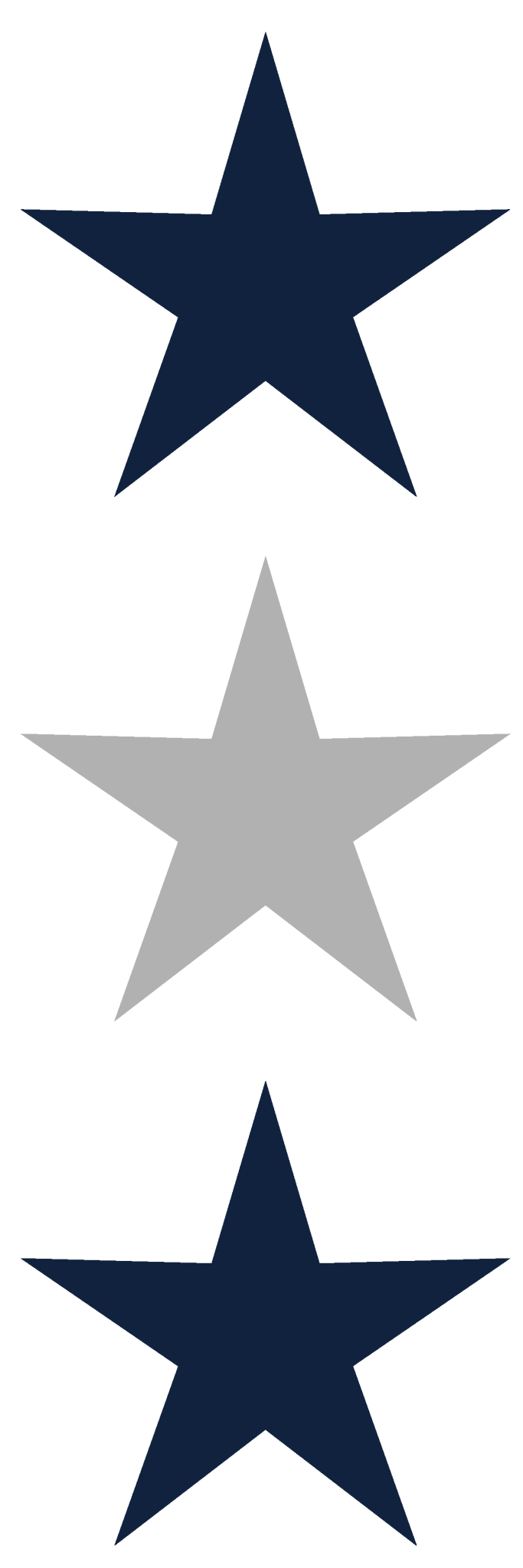 SP93 - Sleeve Stars Set DTF Transfer - My Vinyl Craft