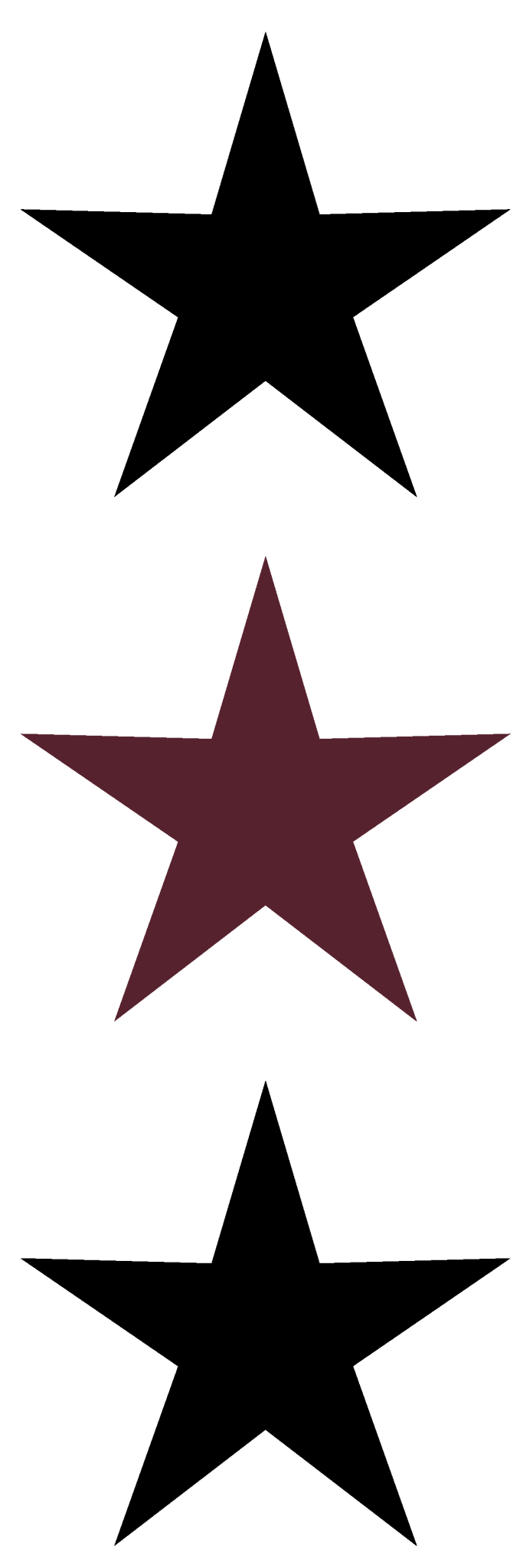 SP93 - Sleeve Stars Set DTF Transfer - My Vinyl Craft
