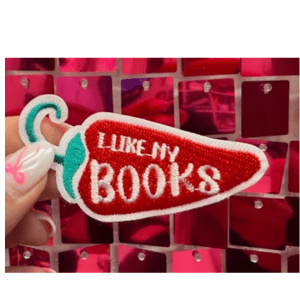 Spicy Books Iron On Patch - My Vinyl Craft