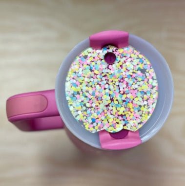 Spring Confetti Cup Topper - My Vinyl Craft