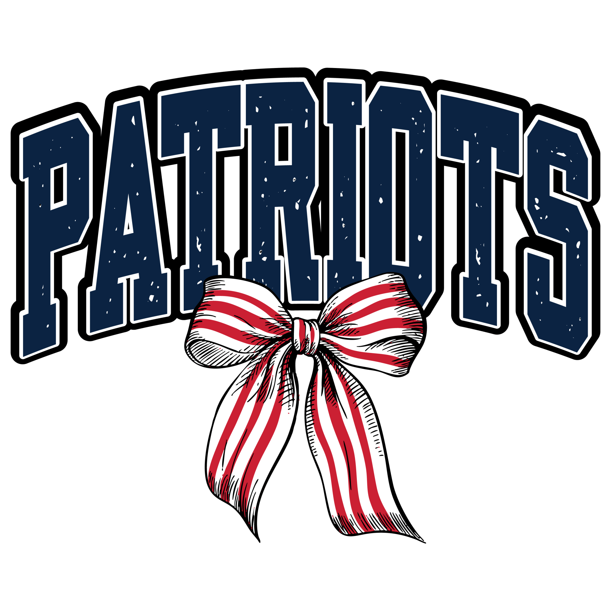 SS8 - Patriot Bow DTF Transfer - My Vinyl Craft