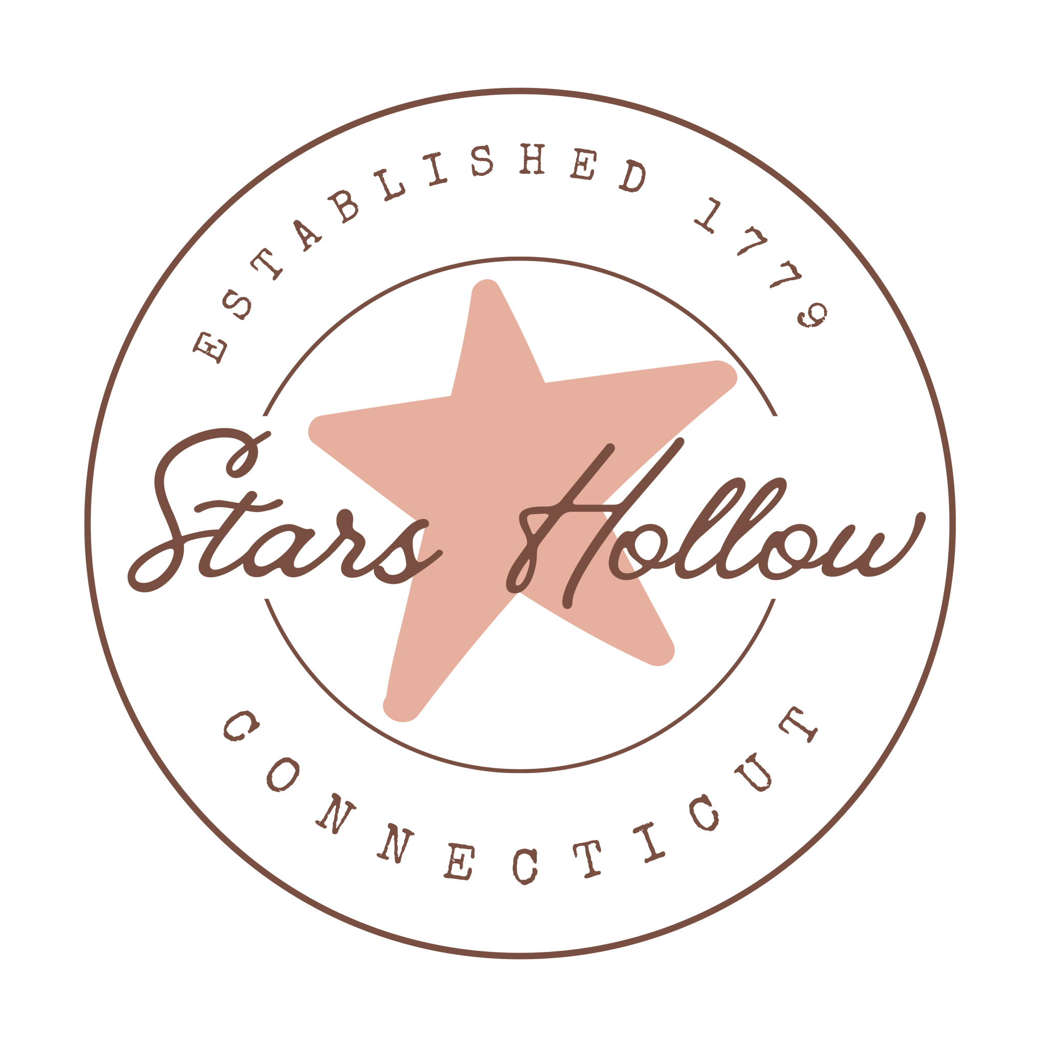 Stars Hollow Circle DTF Transfer - My Vinyl Craft