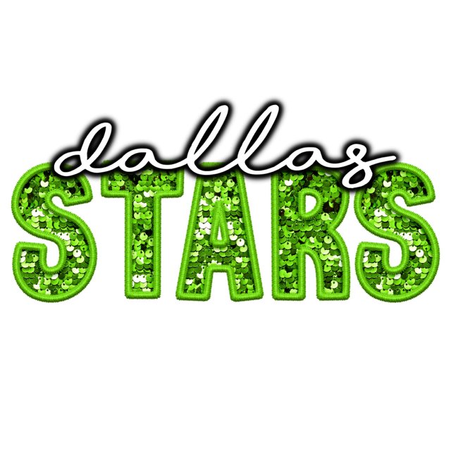 Stars Sequins DTF Transfer - My Vinyl Craft