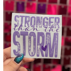 Storm Small UV DTF - My Vinyl Craft