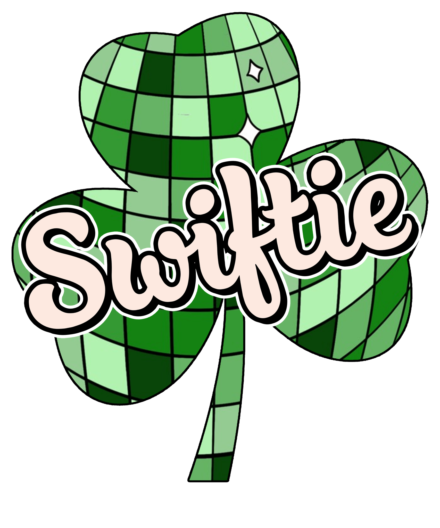 STP1 - Swiftie Clover DTF Transfer - My Vinyl Craft