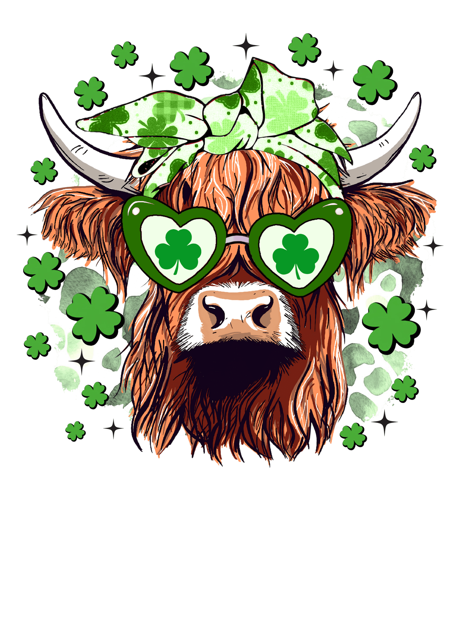 STP24 - Lucky Heifer DFT Transfer - My Vinyl Craft