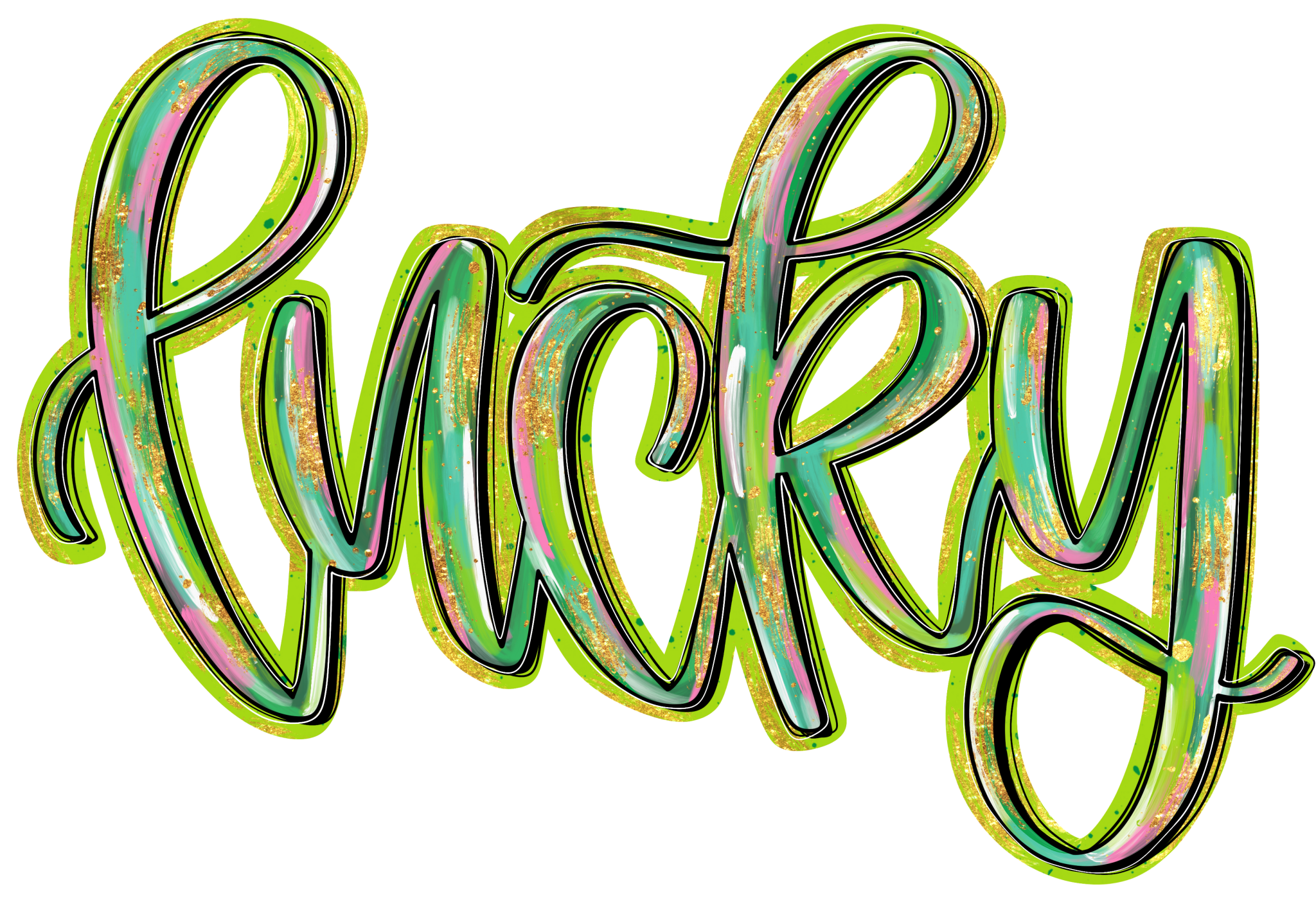 STP9 - Lucky Paint DTF Transfer - My Vinyl Craft