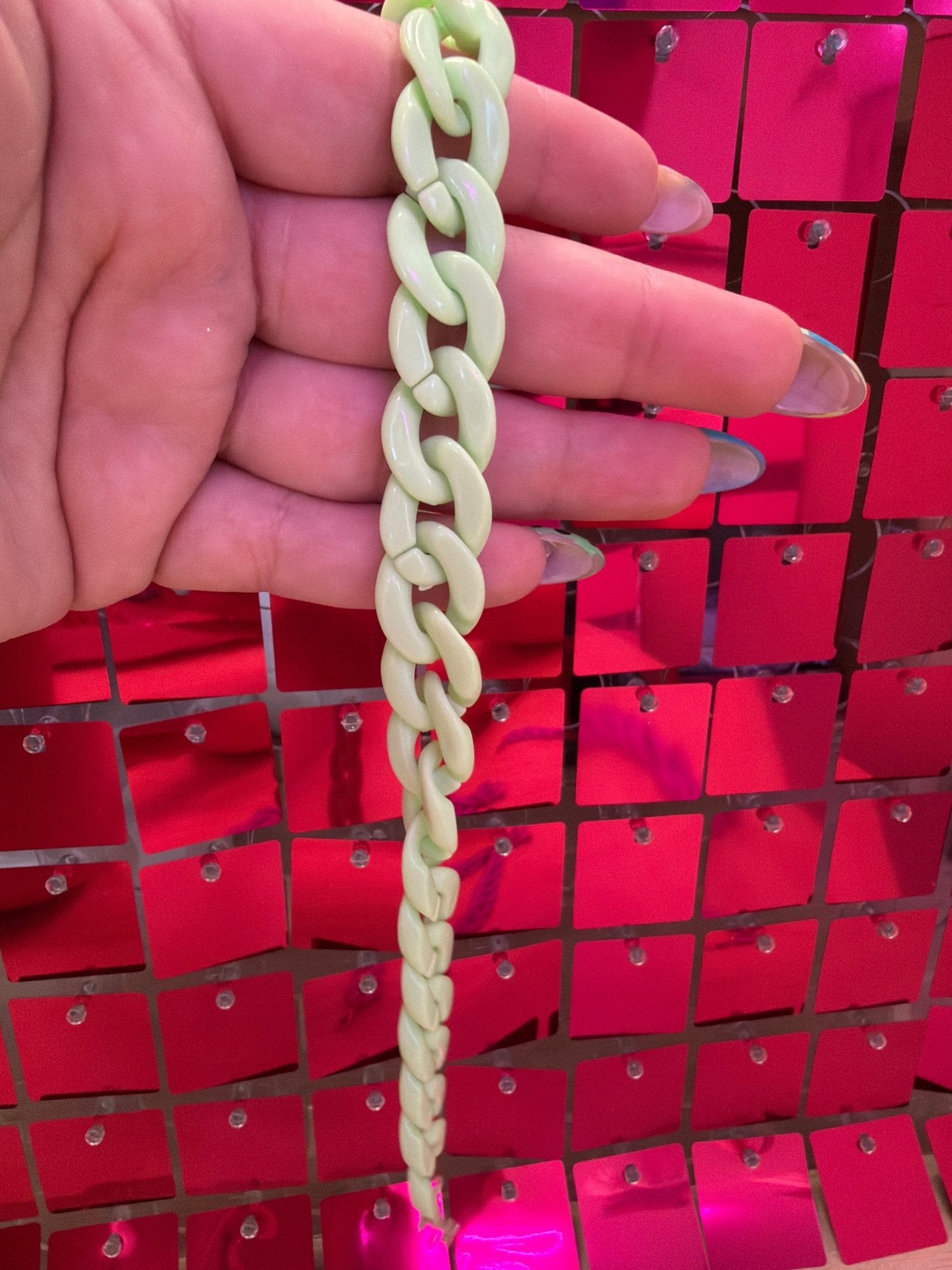 Thin Chain Link Hat Chain - My Vinyl Craft