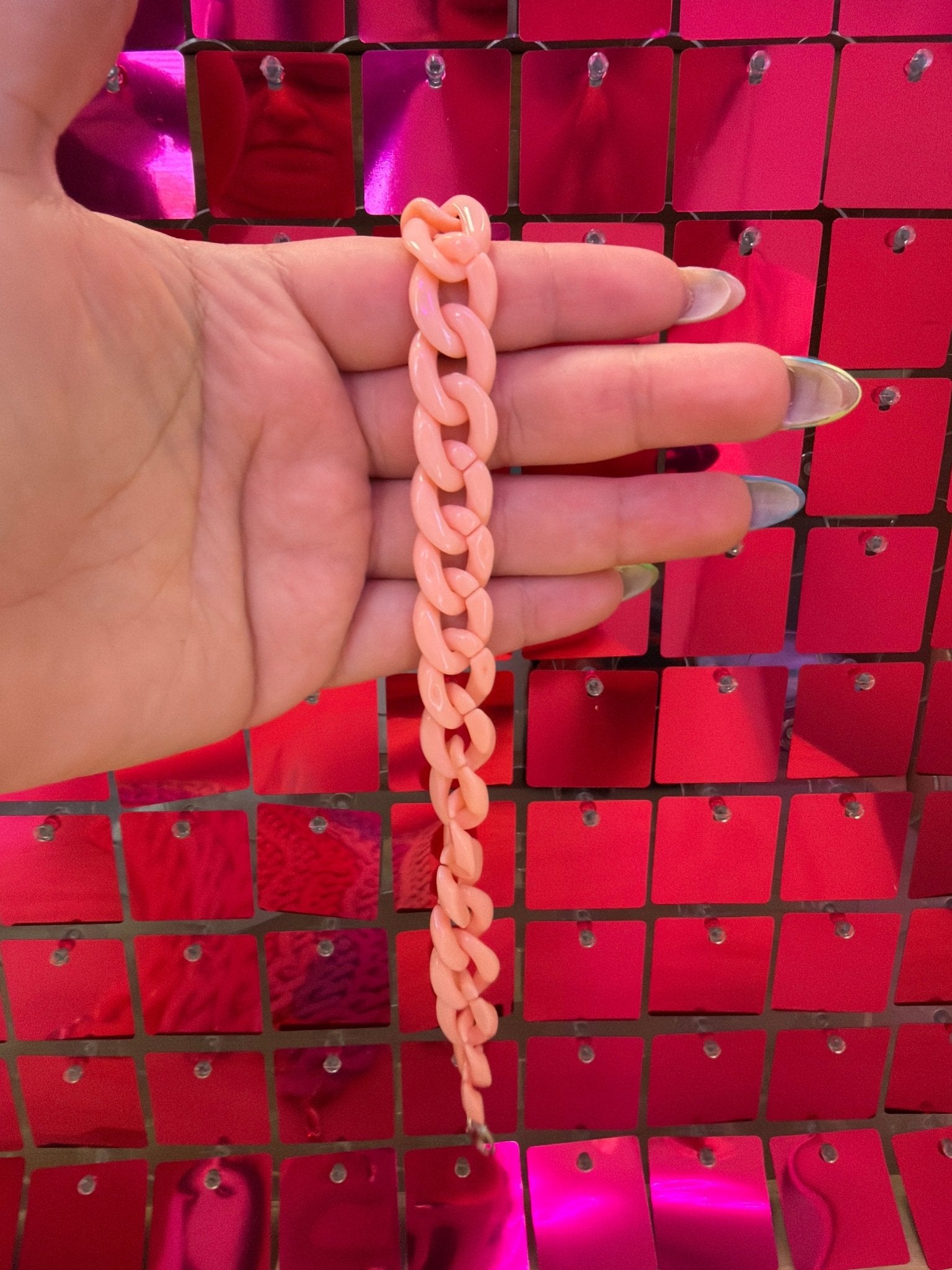 Thin Chain Link Hat Chain - My Vinyl Craft