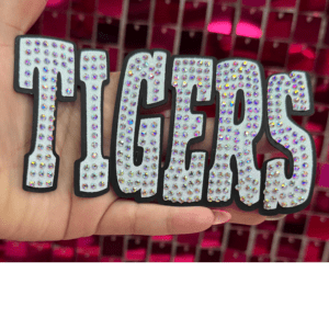Tigers Oversize Hat Rhinestone Transfer - My Vinyl Craft
