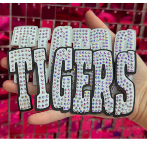 Tigers Oversize Hat Rhinestone Transfer - My Vinyl Craft