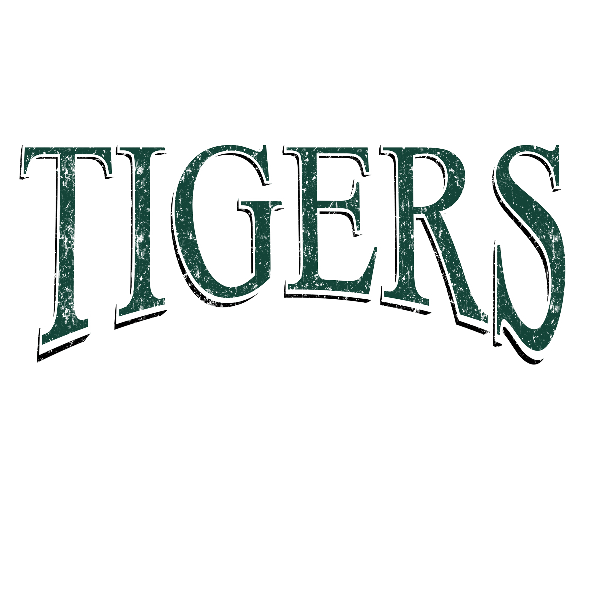 Tigers Times Green DTF Transfer - My Vinyl Craft