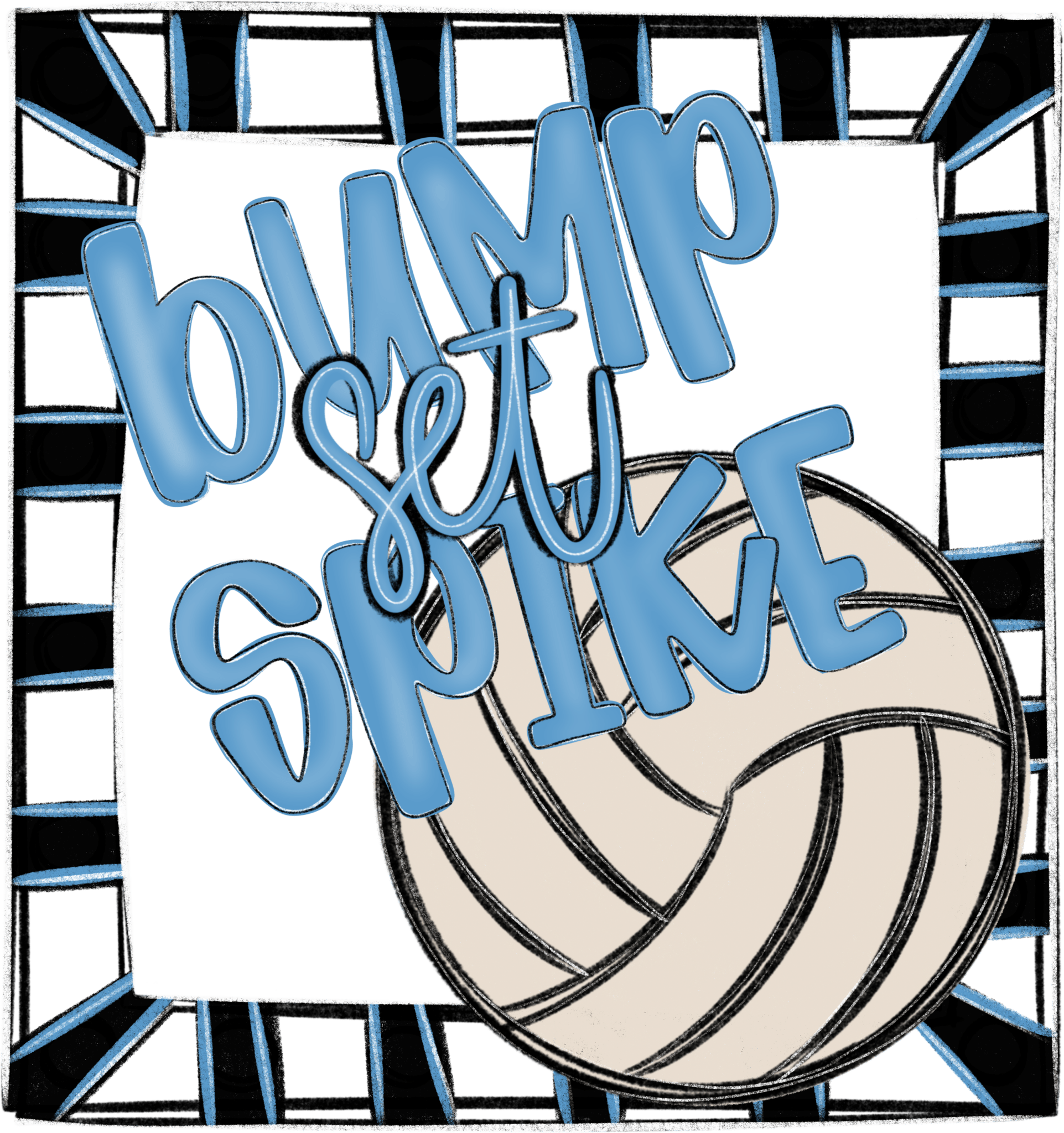 V1 - Bump Set Spike DTF Transfer - My Vinyl Craft