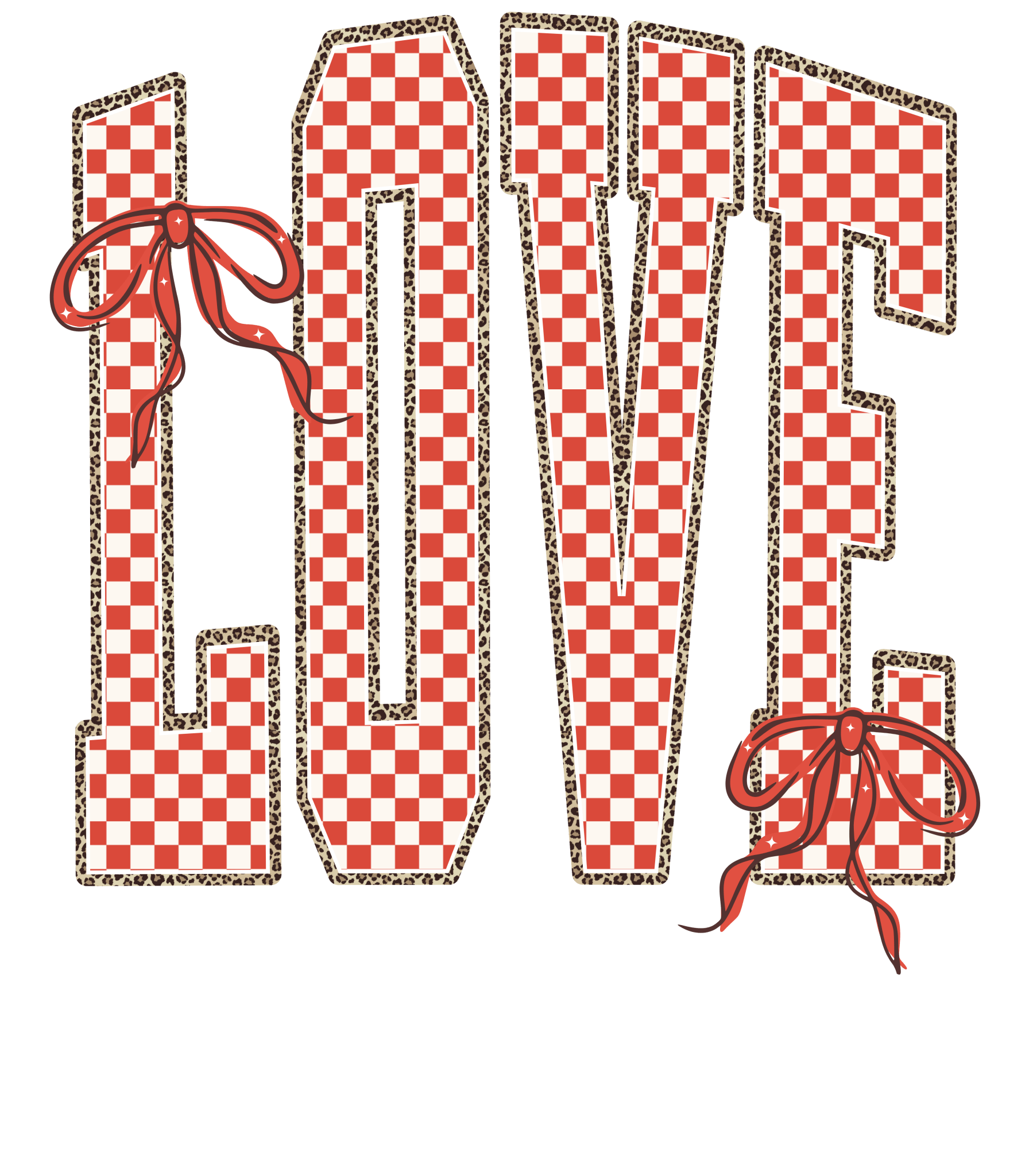 VA30 - Retro Love DTF Transfer - My Vinyl Craft