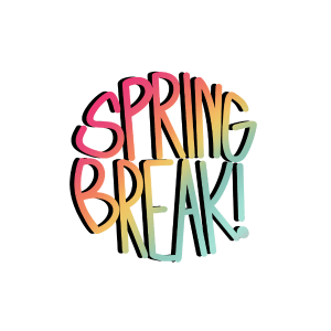 VC7 - Spring Break Circle DTF Transfer - My Vinyl Craft