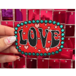 Western Love Iron On Patch - My Vinyl Craft