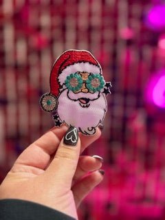 Western Santa Iron on Patch - My Vinyl Craft