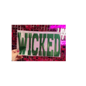 Wicked Glitter Puff HTV Transfer **PRE - ORDER** - My Vinyl Craft
