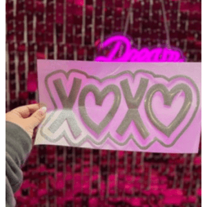 XOXO Puff Transfer HTV ** PRE - ORDER** - My Vinyl Craft