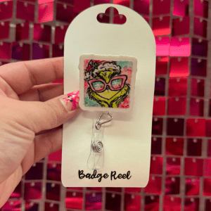 Your A Mean One Badge Reel - My Vinyl Craft