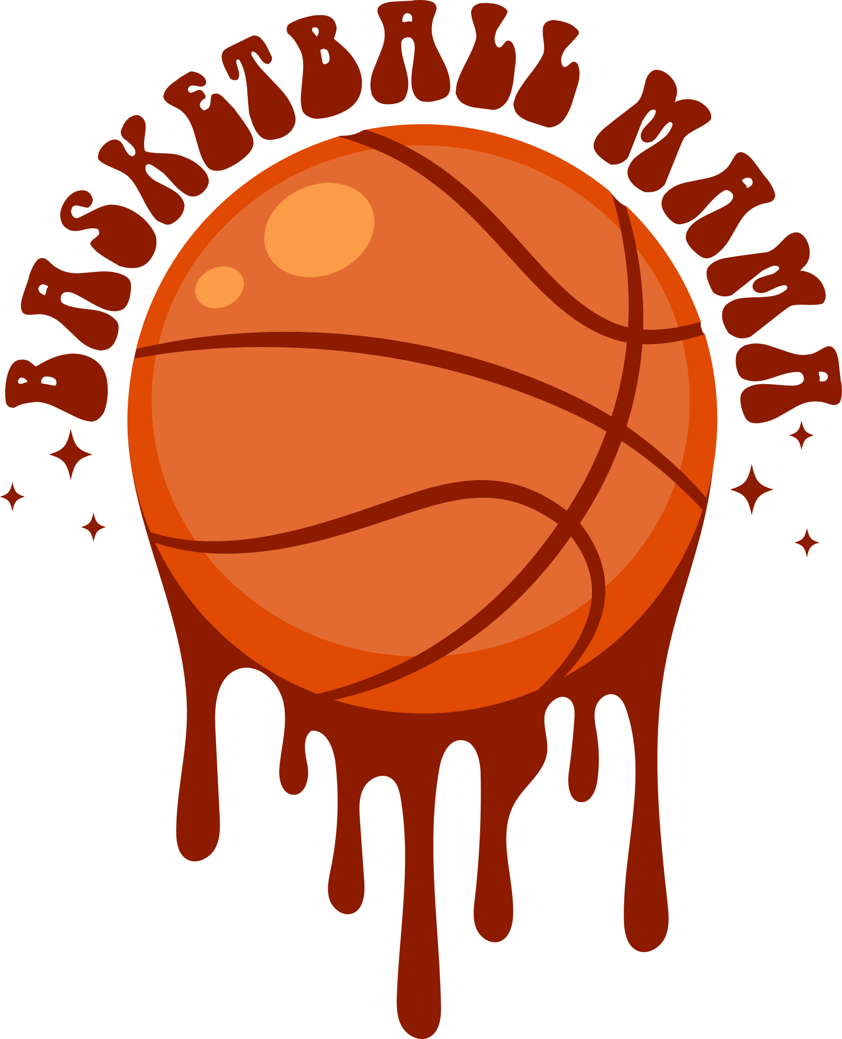 Basketball Mom Era DTF Transfer - My Vinyl Craft