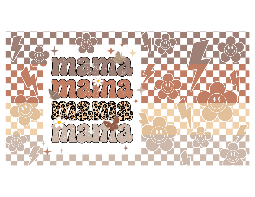 Boho Mama UV DTF Cup Wrap - My Vinyl Craft