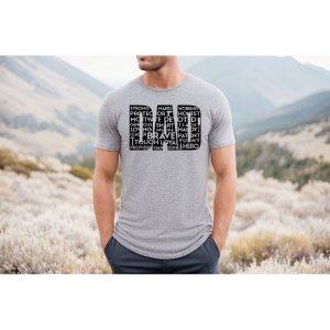 Dad Typography DTF Transfer - My Vinyl Craft