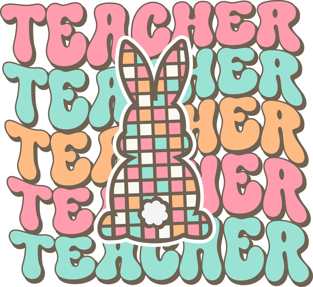 Easter Teacher DTF Transfer - My Vinyl Craft