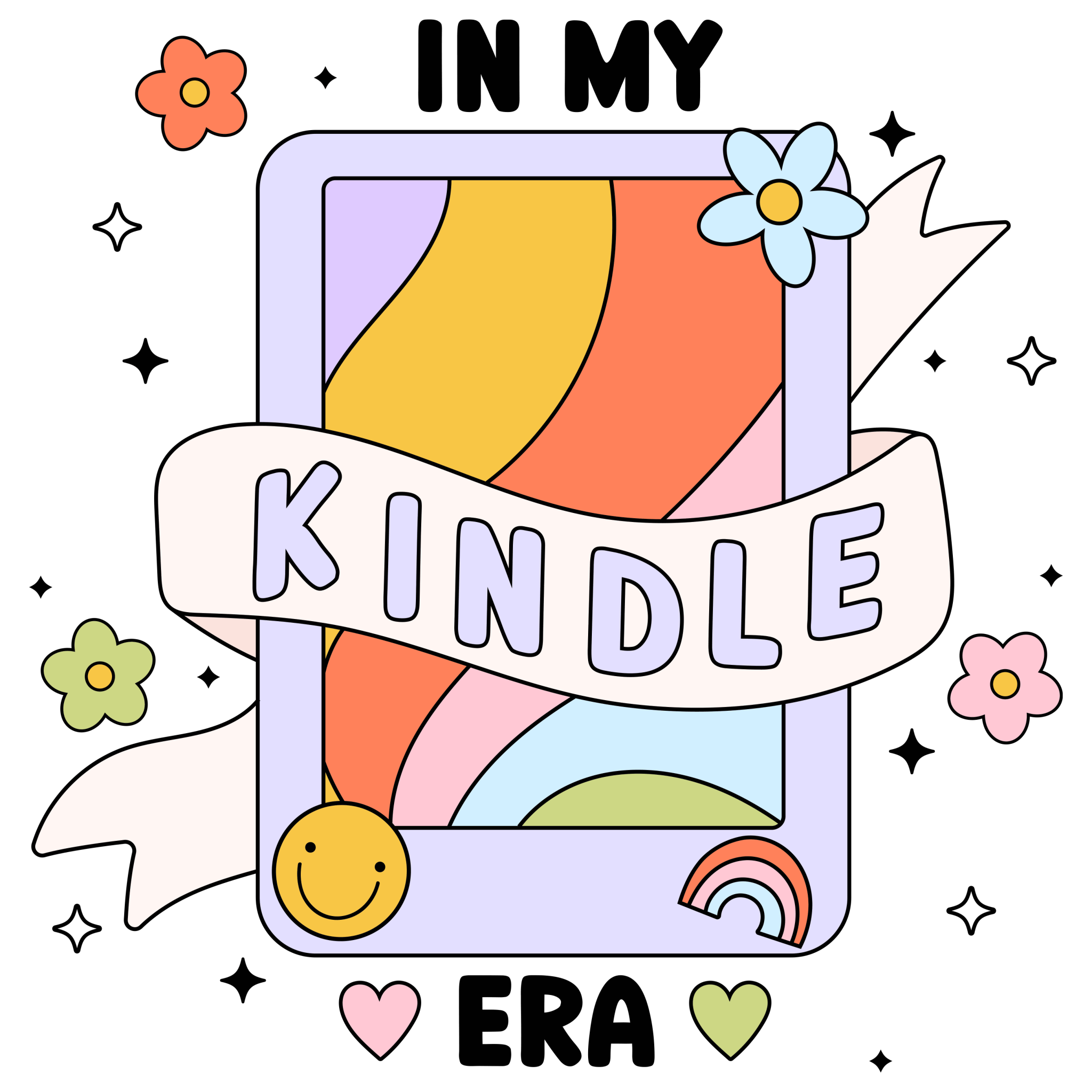 In My Kindle Era DTF Transfer - My Vinyl Craft