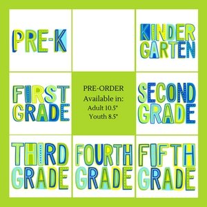 Lime PreK-5th Grade DTF Transfer - My Vinyl Craft