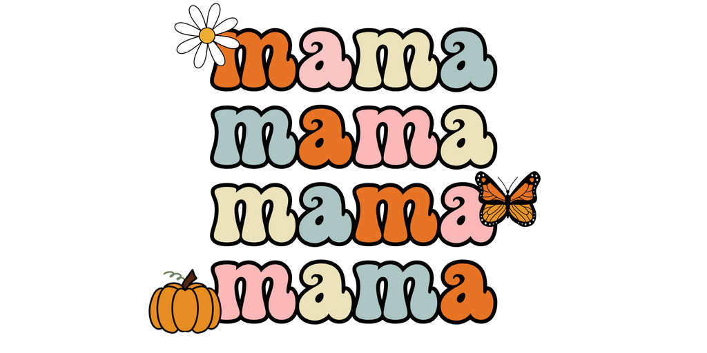 Mama Pumpkin DTF Transfers - My Vinyl Craft