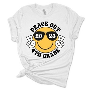 Peace Out Smiley K-5th DTF Transfer - My Vinyl Craft